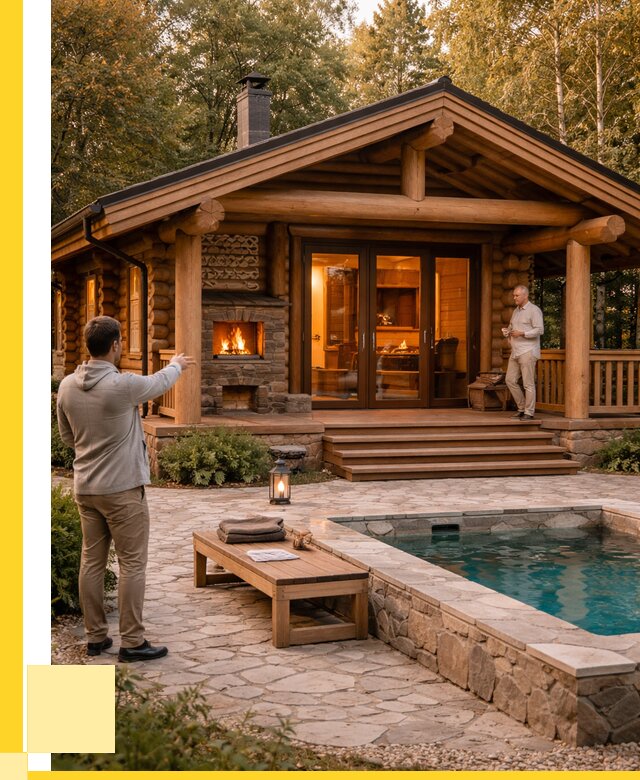 Проекты бань и хамам в Артёме от 25918 р. | ЭриданАрт