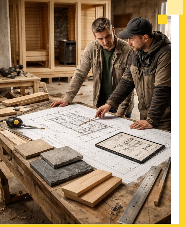 Проекты бань под ключ и планы строительства в Артёме