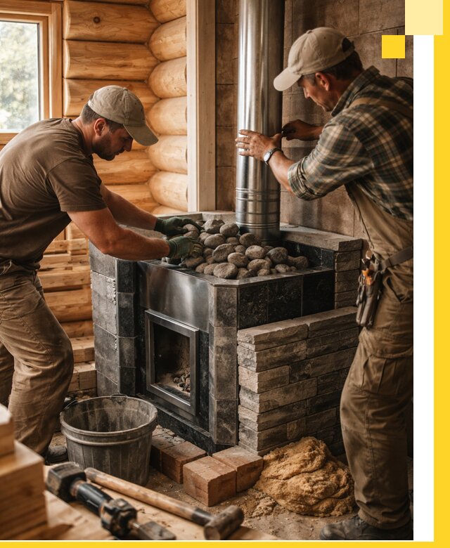 Строительство и отделка русских бань под ключ в Артёме