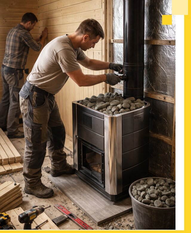 Проектирование и строительство парилок для бани в Артёме под ключ