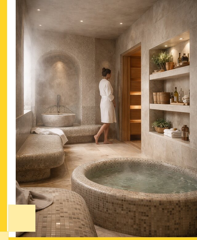 Строительство бани с хамамом в Артёме от 777525 р. | ЭриданАрт