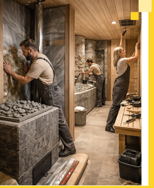 Строительство бань и SPA процедур в Артёме под ключ и отделкой