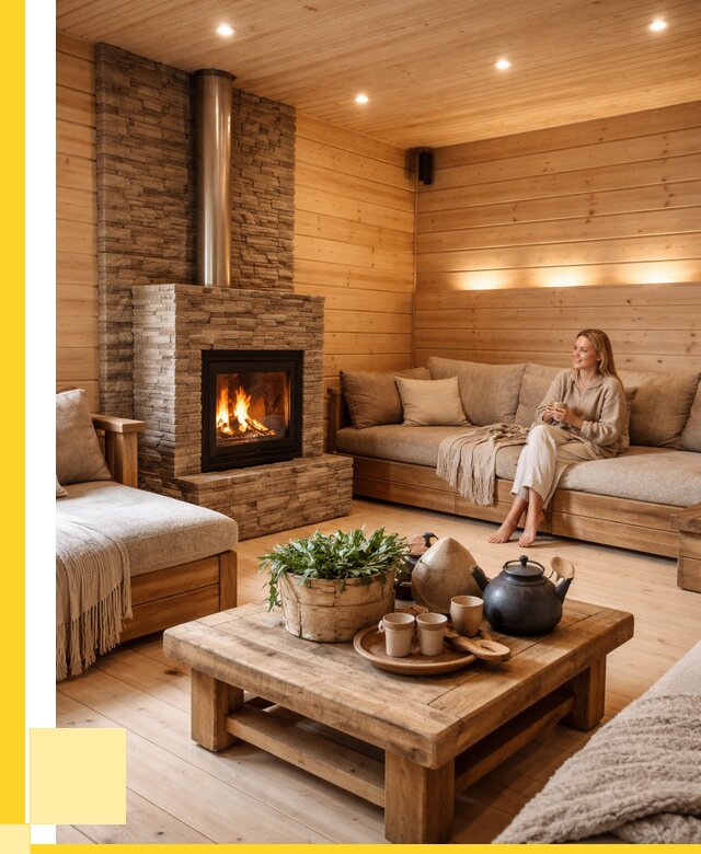 Проект бани с комнатой отдыха в Артёме от 36285 р. | ЭриданАрт