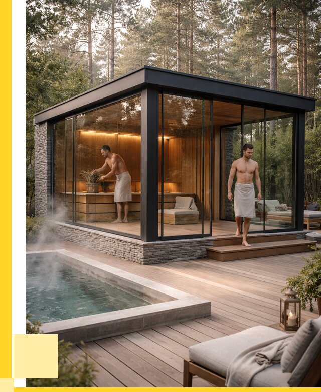 Стеклянные бани и двери в Артёме от 466515 р. | ЭриданАрт