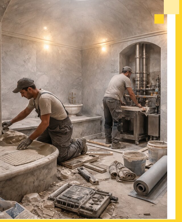 Строительство турецких бань хаммам под ключ в Артёме