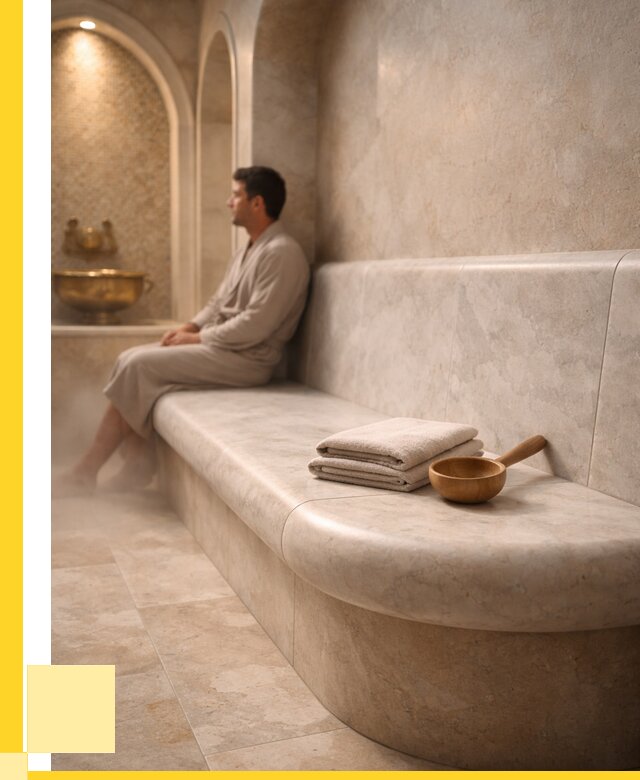 Сиденья для хамама в Артёме под ключ от 12440 р. | ЭриданАрт