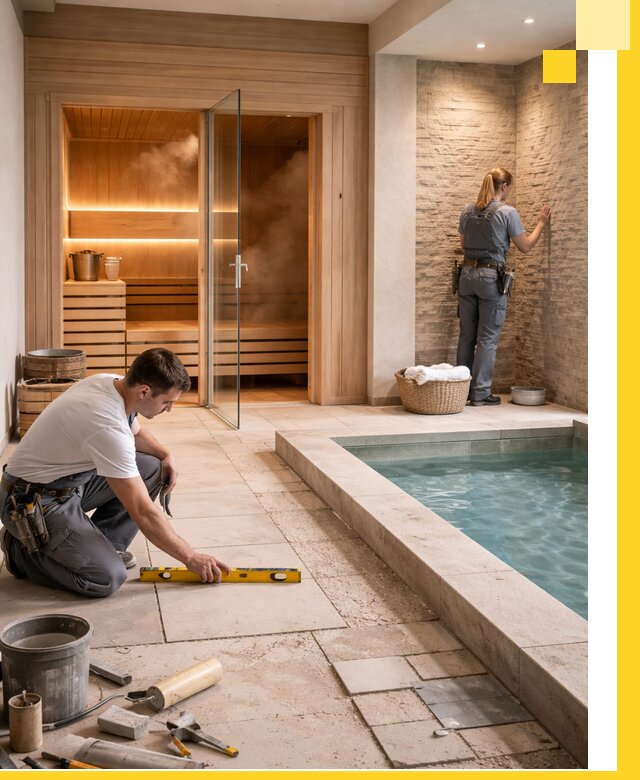 Комплексный дизайн и отделка интерьеров SPA под ключ в Артёме